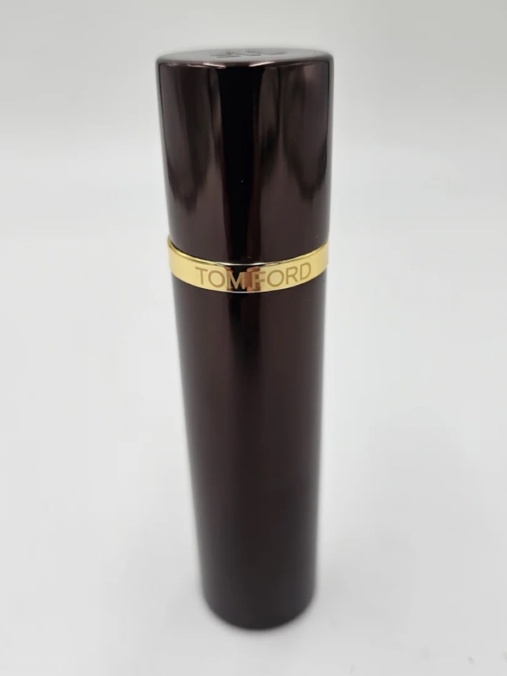 Tom Ford Travel Spray Atomizer Case Only.  Brown and Gold